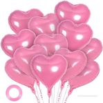 12 Pcs Heart Balloons,18 inch Heart