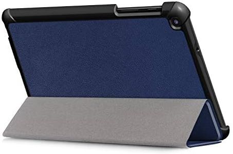 Kepuch Custer Case for Samsung Galaxy Tab A 8.0 2019 P205 P200 with S Pen 4G,Ultra-Thin PU-Leather Hard Shell Cover for Samsung Galaxy Tab A 8.0 2019 P205 P200 with S Pen 4G - Blue