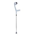 Dr. TORSO Elbow Support Walking Stick | Height Adjustable | with 100% Aluminum Body | Crutch for Fractured Leg Patient | Men/Women/Old Age People