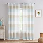 Vision Home Spa Blue and Tan Stripe