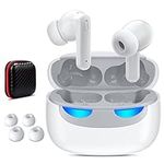 Wireless Earbuds,COOYA Bluetooth Headphones for iPhone 15 14 Pro Max 13 12 11 Touch Control True Wireless Earphone Noise Canceling Bass In-Ear Earbuds for Samsung S23 FE S22 Ultra A03s A14 A53 S21 S20