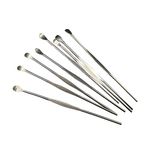 JOYWEE 200 Ear Wax Removal Ear Cleansing Tool Sculpture Stainless Steel Ear Curette Ear Wax Remover Tool Pack 8CM Stainless Steel Wax Carving Tool The Art of Carving