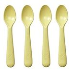 Children Kids Baby Toddler Yellow Cutlery Spoons IKEA Kalas Replacements Colour Choice 4pcs Spoons BPA Free