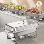 Chafing Dishes for Buffet 4 Pack, 1