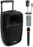 Pyle PSBT105A - 1000W Portable Bluetooth PA Speaker, 10'' Subwoofer, UHF Wireless Mic, MP3/USB/SD, Rechargeable Battery, LED Battery Indicator Lights, Black