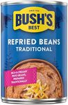 Bush's Best Bush's Traditional Refried Beans 398 Ml, 398 milliliters