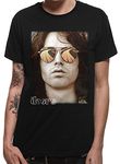 The Doors Jim Morrison Aviators Pose Rock Official Tee T-Shirt Mens Unisex (XX-Large) Black