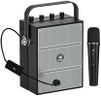 WinBridge S97 60W Bluetooth Speaker Mic– Powerful Wireless Voice Amplifier with Dual Microphones, Portable PA System & Karaoke Machine for Teachers, Sound Effects, Guitar Input, High Bass