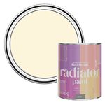 Rust-Oleum Beige Heat Resistant Radiator Paint in Satin Finish - Clotted Cream 750ml