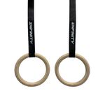 INFINITY FIT Gymnastics Olympic Rings 28mm with Ajustable strap 38mm for Fitness, Calisthenics, Crossfit, Gym, Suspension Trainer