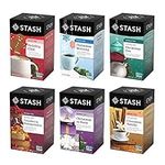 Stash Tea Holidays Are Here Variety Pack Sampler Assortment - Caffeinated, Non-GMO Project Verified Premium Tea with No Artificial Ingredients, 18 Count (Pack of 6) - 108 Bags Total