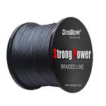 Dingbear 109Yd/100m 135LB/0.60mm Gray Super Strong Pull Generic Braided Fishing Line Fishing Lines FishLines FishingLine