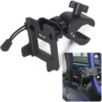 HYS Radio Scanner with Belt Clip Holder Clamp (0.79-1.97inchs) Mount for Mototrbo/Uniden Bearcat/Midland Handheld Radio Marine Radio, Walkie Talkie, Police Scanner w/Belt Clip & Knob Holder Base