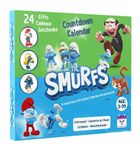 THE PURPLE COW ADVENT CALENDAR The original SMURFS Advent Calendar 2024 Collectible Cartoon Toys for Boys and Girls, 12 Figurines + 12 SMURFY gifts! Ages 3+. 24 Pieces