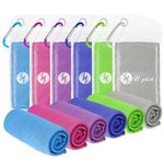 U-pick Cooling Towels Bulk[40"x12"] Breathable Microfiber Cold Towel, Stay Cool Neck Rags Hot Weather, Sweat Towel for Gym, Yoga, Workout, Golf, Sport, Baseball, Camping, Beach, Travel
