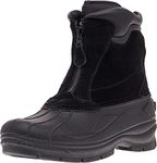 Khombu mens Comfort Snow Boot, Blac