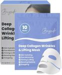 Collagen Face Mask | Hydrating Beauty Skincare Face Mask for Glass Skin, Revitalizing Overnight Collagen Facial Mask for Wrinkles, Selfcare Sheet, Moisturizing Facial Skin Care Product for Women & Men