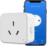 UanTii Tuya Smart Plug 16A Wifi intelligent Socket Outlet AU Plug Wireless Remote Timing Support Alexa and Google Home (Single Plug)