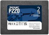 Patriot P220 2TB Internal SSD - SATA 3 2.5" - Solid State Drive - P220S2TB25