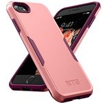 NTG [1st Generation] Designed for iPhone SE 2020 Case/iPhone 8 Case/iPhone 7 case, Heavy-Duty Tough Rugged Lightweight Slim Shockproof Protective Case for iPhone 4.7 Inch, Pink