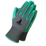 Garden Gloves Women and Men 2 pairs, Super Grippy Texture for Gardening and Work Activities - S,M,L Sizes (Medium)