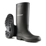 Dunlop Pricemastor PVC Welly / Mens Boots (8 UK) (Black)