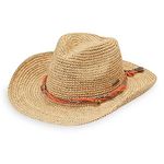 Wallaroo Hat Company Women’s Petite Catalina Cowboy – Natural Fiber, Adjustable Sizing for Smaller Crown Sizes – Chic Sun Hat, Natural, X-Small-Small