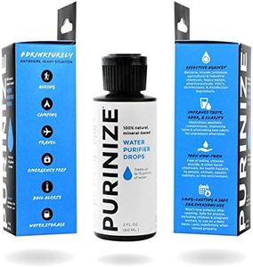 PURINIZE - The Best and Only Patented Natural Water Purifying Solution - Chemical Free Camping and Survival Water Purification (2 oz)
