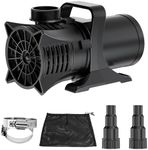 AquaMiracle 1800GPH Submersible Water Pump UL Certified Pond Pump Fountain Pump Waterfall Pump Aquarium Water Pump Pond Filtration Water Pumps for Pond, Waterfall, Fountain, Fish Tank, or Hydroponics