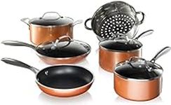 GOTHAM STEEL 10 Pc Copper Pots and 