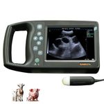 Portable Veterinary Ultrasound Machine SUNBESTA M6 with 5.7 inch LCD Screen M6 Veterinary Pregnancy with 3.5mHz Mechanical Sector Probe for Sheep, Pig Pregnancy Test