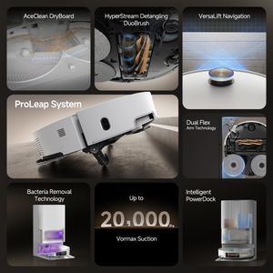 Dreame X50 Ultra Robot Vacuum – Smart Self-Cleaning, Powerful Suction