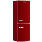 iio 11 Cu. Ft. Retro Refrigerator with Bottom Freezer (Red, Right Hinge), ALBR1372R-R