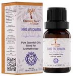 Third Eye Chakra Essential Oils Blend for Diffuser & Aromatherapy by Charming Aura, Ideal for Third Eye Chakra Healing, Sound Therapy, Reiky, Yoga, Meditation (Third Eye Chakra, Pack of 1)