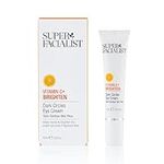 Super Facialist - Vitamin C + Brighten Dark Circle Eye Cream, Revive & Brighten The Under Eye Area, Boosted with Caffeine & Light Diffusers, Fragrance Free, 15ml