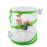 LUTER Insect and Butterfly Habitat Cage Pop Up Design Collapsible Insect Mesh Cage for Science Education 12×14 Inch