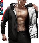 RDX Sauna Suit,REACH OEKO TEX 100 CERTIFIED,Sweat Suit with Hood,Long Sleeves, Boxing MMA Gym Fitness Running Workout Jacket