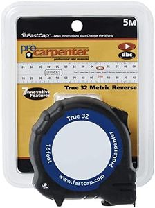 FastCap True32 Metric Reverse Measuring Tape, 5 m Size 1-(Pack