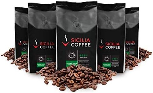 5kg Organic Forte - Freshly Roasted Organic Coffee Beans - Strong Dark Roast - 100% Arabica