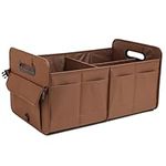 AOKJOY Car Trunk Organizer, Brown, 