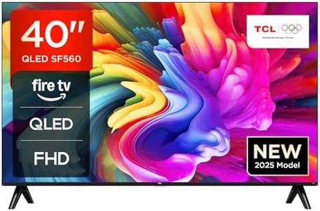 TCL 40SF560-UK 40" Full HD QLED Direct LED Smart TV with Fire TV, Alexa Voice Control, Vivid Colour & Enhanced Brightness