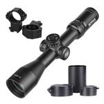 SPINA OPTICS 2-12X44 SF Tactical Rifle Scope Hunting Optical Sight Glass Etched Reticle Riflescope Turret Lock Reset Scope Sight (with 11mm mounts)