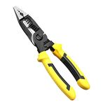 uptodateproducts 9 In 1 Multifunction Combination Pliers Stripper Multi Tool Electrician Pliers Crimper Pliers Diagonal Pliers Hand Tools