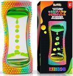 BUNMO Kids Stocking Stuffers - Liquid Motion Bubbler with Sensory Texture - Stocking Stuffers for Kids - Bubble Timer - Liquid Motion Sensory Toys for Calming & Sensory Exploration - Small Rainbow