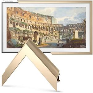 Frame My TV Deco TV Frames Alloy Scoop - Pale Gold Bezel Compatible ONLY with Samsung The Frame TV (43", Fits 2021-2024 Frame TV)