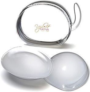 Uplift Secret Silicone Bra Inserts - Clear Gel Push Up Breast Pads - Bra Padding Bust Enhancer