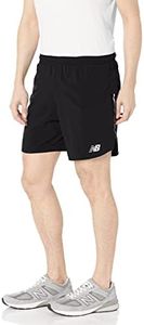 New Balance Impact Run 7-Inch Shorts, Black, XX-Large