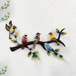 Amazon Brand - Umi Metal Sparrow Birds Wall Art Decor Hanging Sculpture Wall Mounted for Living Room Bedroom Home Decoration Items (26.5 x 2 x 14 Inches)