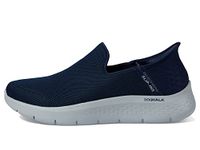 Skechers Men's Gowalk Flex Slip-ins-Athletic Slip-on Casual Walking Shoes | Air-Cooled Memory Foam Sneaker, Navy, 9.5 Wide