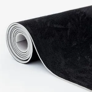 Babnecl Suede Auto Headliner Fabric 92" L × 60" W with Foam Backing - Tube Packaging - Black Interior Replacement Material for Car/Truck/SUV/RV Roof - Home Repair/DIY Headliner Material